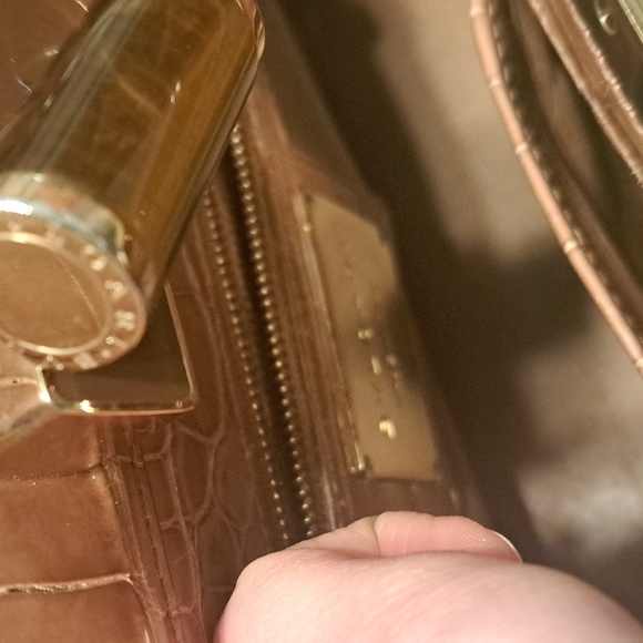 VERY RARE! Bulgari Isabella Rosselini Crocodile leather purse, beige - Picture 5 of 11